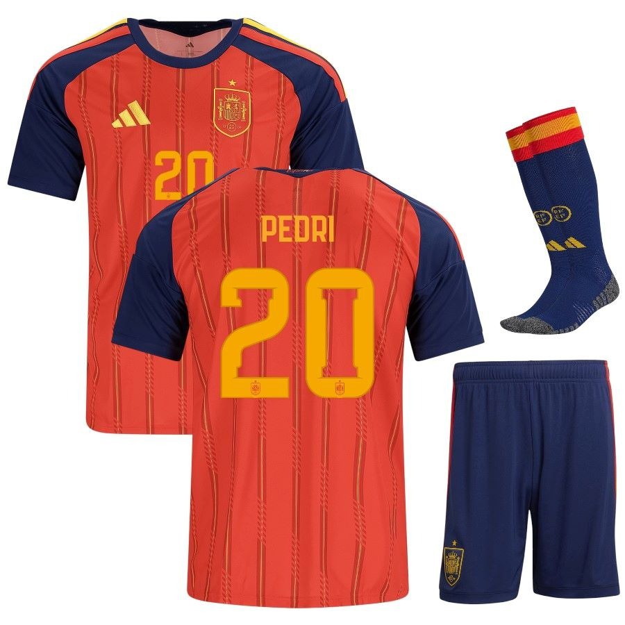 Spain Pedri Home Kids Kit 2026 2027 | Foot Sport-League Threads